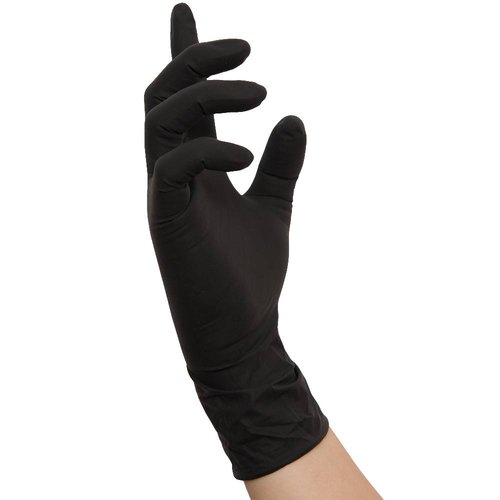 NITRAS BLACK SCORPION Latex-Einmalhandschuhe Gr. XS - L