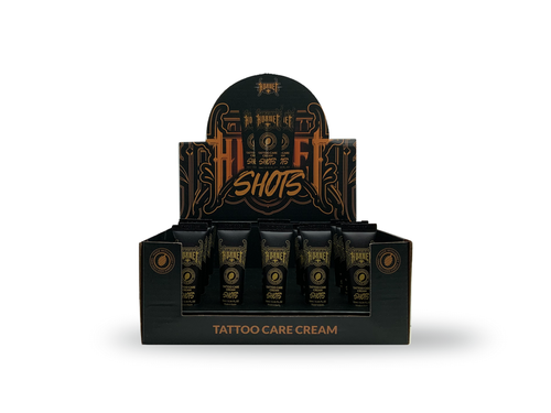 Hornet Tattoo Pflege Cream Shots 25 x 10 ml im Tray