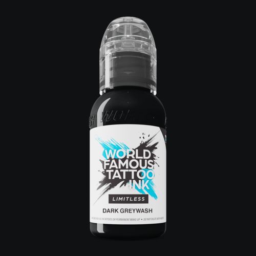 Dark Grey Wash - 30 ml  - World Famous Limitless Tattoofarbe