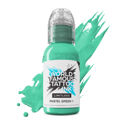 Pastel Green 1 - 30 ml  - World Famous Limitless Tattoofarbe