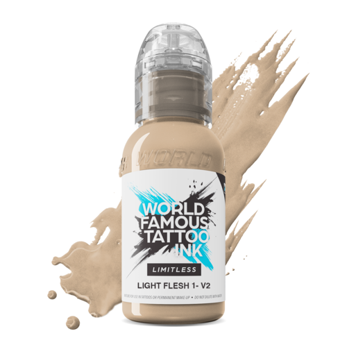 Light Flesh 1 v2- 30 ml  - World Famous Limitless Tattoofarbe