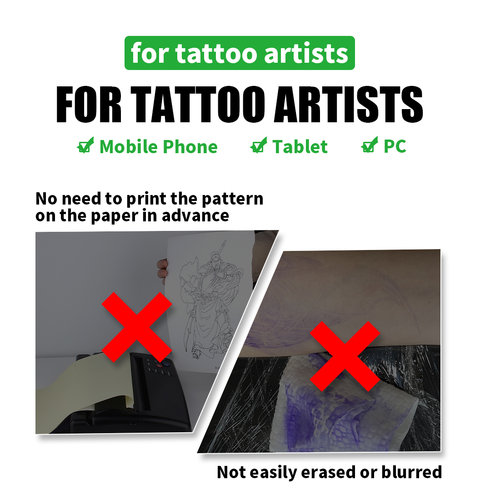 Wireless Tattoo Printer Wifi und offline / Bluetooth