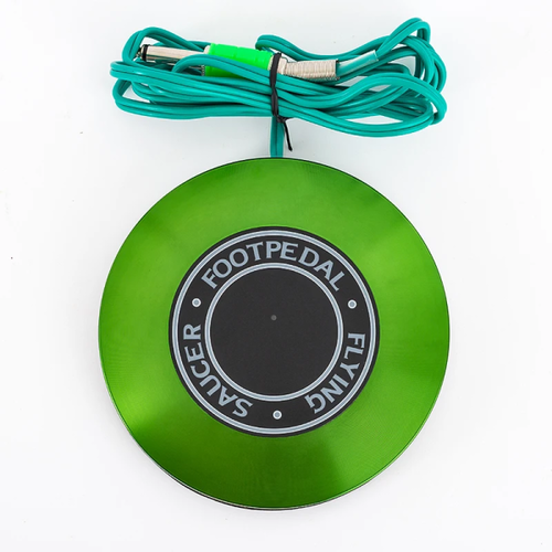 großer Tattoo Power Fußschalter Anti-Ermüdung in grün