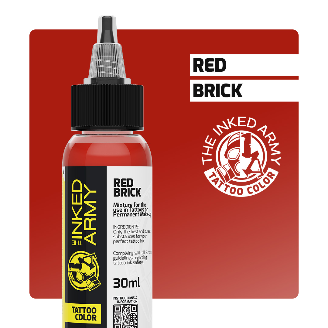 THE INKED ARMY - Tattoo Color - Red Brick