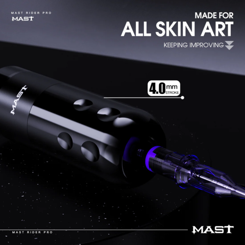 Mast Rider Pro Wireless Tattoo Pen Machine Brushless Motor 4,0 mm