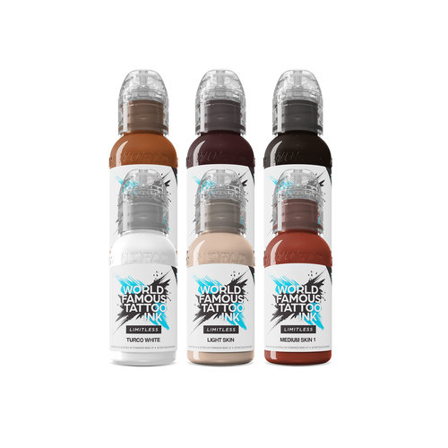 Michele Turco Portrait Set - 6 x 30 ml - World Famous Limitless Tattoo Ink