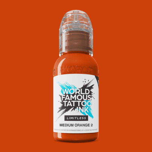 Medium Orange 2 - 30 ml  - World Famous Limitless Tattoofarbe