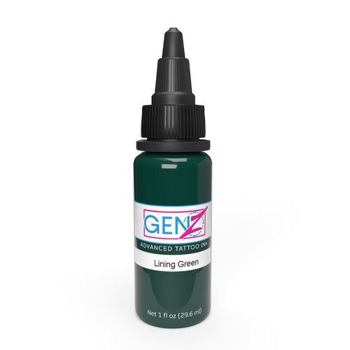 Intenze GEN-Z Outlining Green Color Lining Ink Series Tattoo Ink 29,6 ml