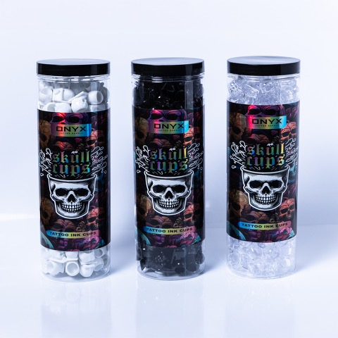 Onyx Skull Caps 6 Farben 200 St.