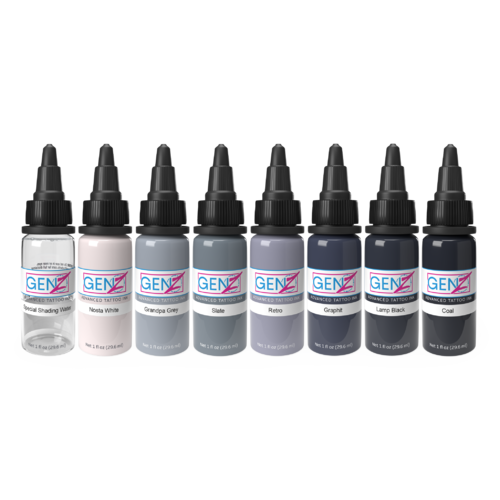 Intenze GEN-Z Power Grey Set von Angelina Mengel/Marco Klose - 8 x 29,6 ml (1 oz)