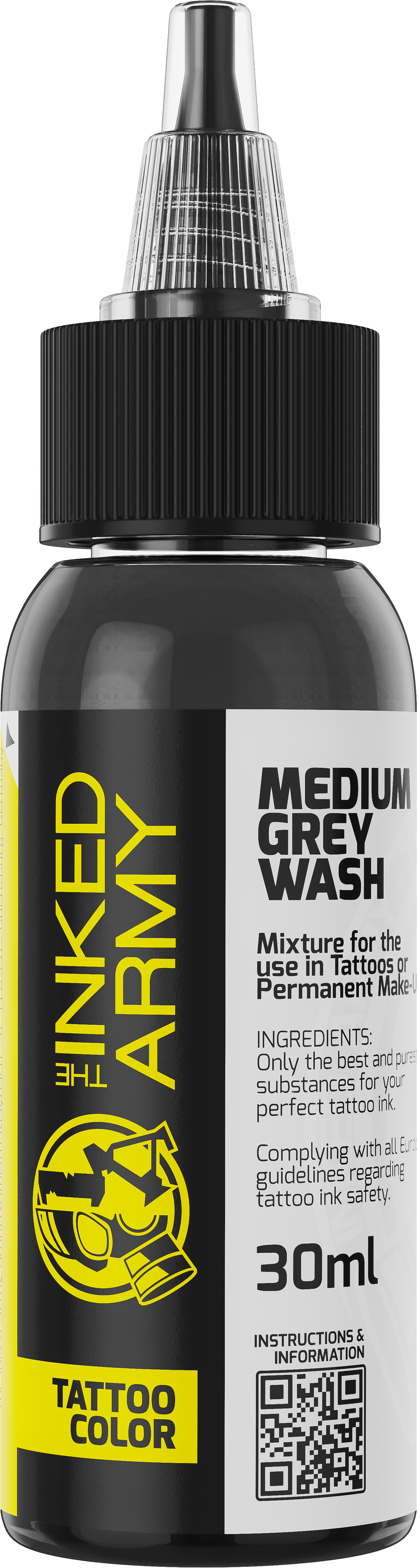 THE INKED ARMY - Tattoo Color - Grey Wash Set - 3 x 30 ml