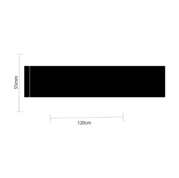 Clip Cord Sleeves schwarz 100 pc./Box