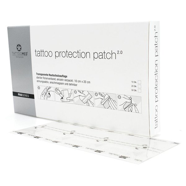 TattooMed® Tattoo Protection Patch 2.0 / 10 stk. (20 x 10 cm)