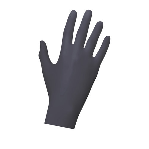 UNIGLOVES®  Soft Nitril Black Handschuhe Gr. S - L Box à 100 Stück