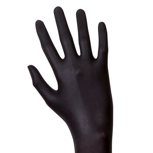 UNIGLOVES® Black Latex (Black Mamba) Handschuhe black Gr. S, M, L und XL