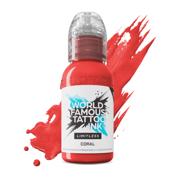 Coral 30 ml  - World Famous Limitless Tattoofarbe