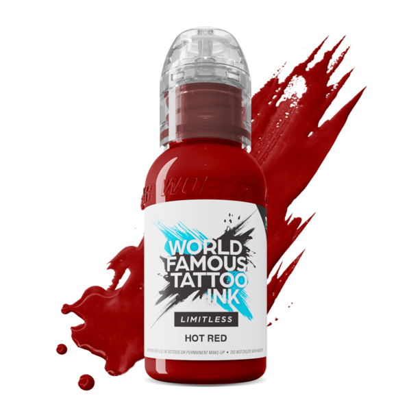 Hot Red 30 ml  - World Famous Limitless Tattoofarbe